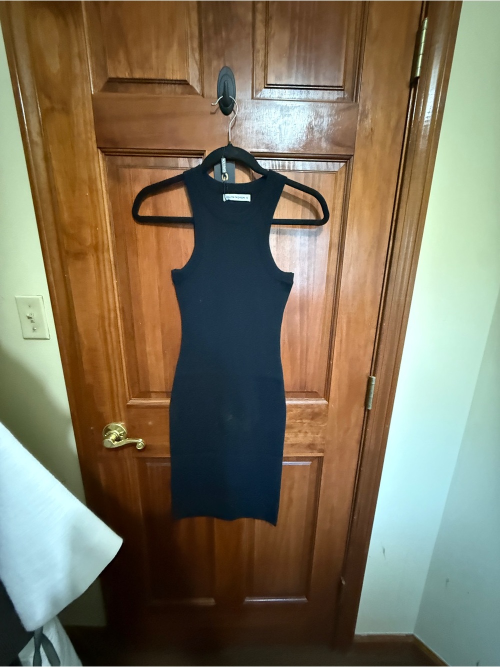 NWOT! cult gaia Black Sleeveless Midi Ribbed Dress